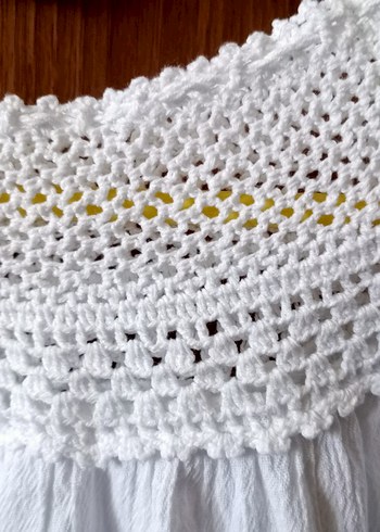 Beyaz Dantel Detaylı Bluz - Görsel 5