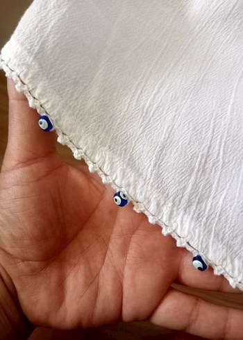 Beyaz Dantel Detaylı Bluz - Görsel 2