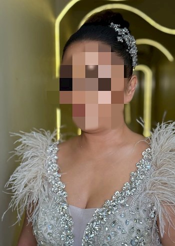 Muhteşem Işıl Işıl İthal Taşlı Abiye - Görsel 5