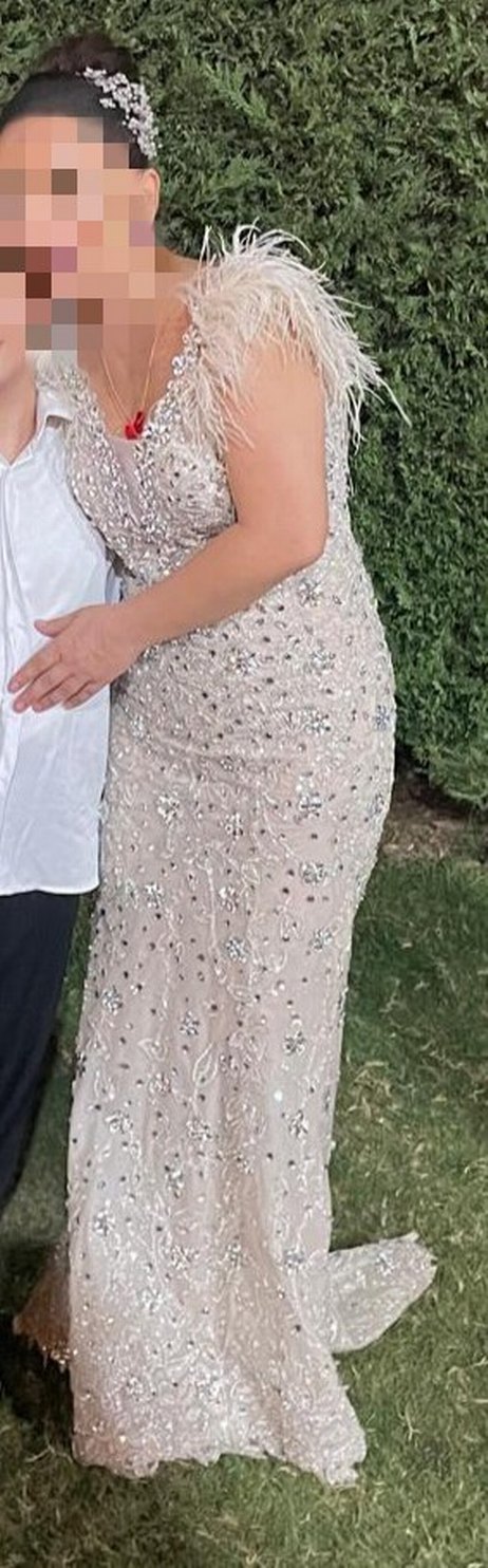 Muhteşem Işıl Işıl İthal Taşlı Abiye - Görsel 2