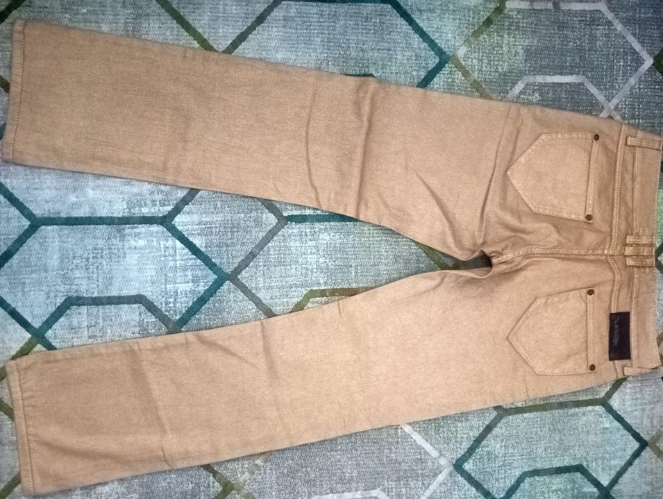 Gold Simli Şık Midi Kadın Kot Pantolon - Görsel 3