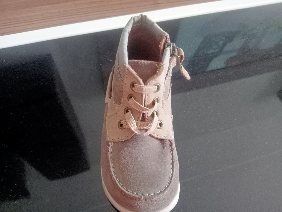 Sıfır Mayoral bej Süet Erkek Çocuk Bağcıklı Bot - Görsel 3