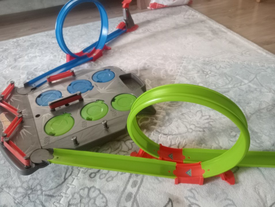 Hot Wheels Çok Renkli Oyuncak Araba Yarış Pisti Seti - Görsel 5