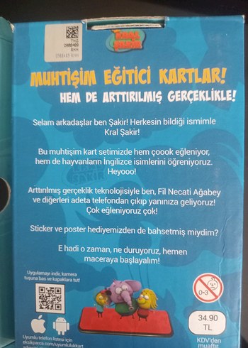 İngilizce öğretici hayvan kartlari - Görsel 4