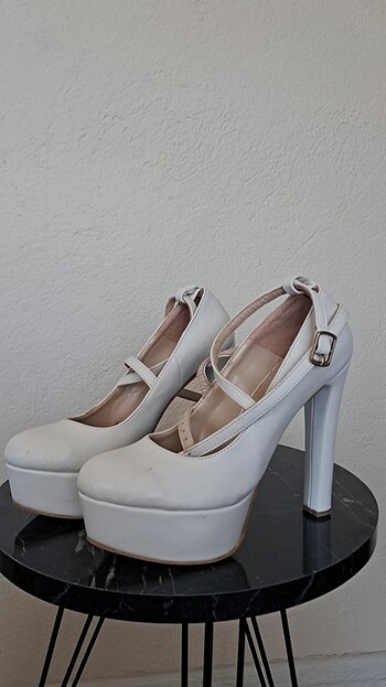 38 numara 14 santim gelin ayakkabısı - Görsel 3