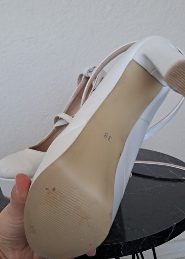38 numara 14 santim gelin ayakkabısı - Görsel 4