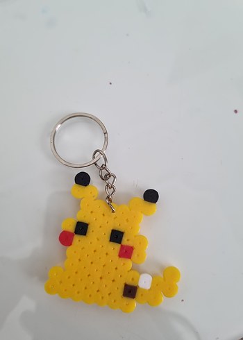 Sarı Boncuklu Pikachu Anahtarlık