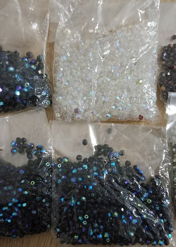 Bohem Tarzı Parlak Boncuk Seti - Görsel 4