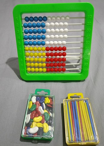 Renkli Eğitici Boncuk ve Çubuk Seti - Görsel 2