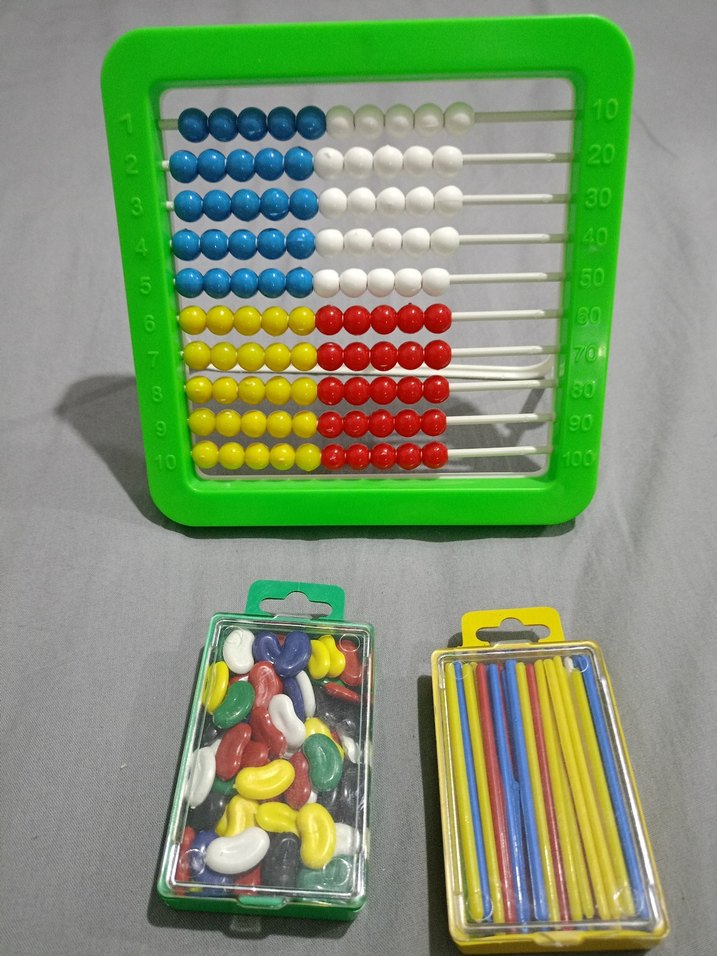 Renkli Eğitici Boncuk ve Çubuk Seti - Görsel 2