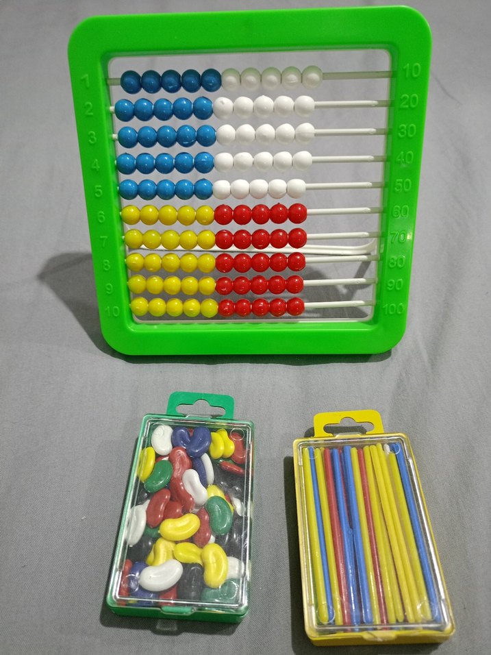 Renkli Eğitici Boncuk ve Çubuk Seti - Görsel 4