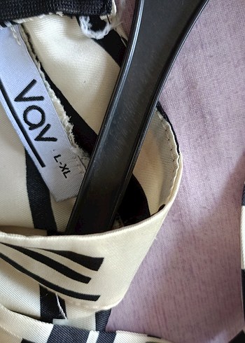 Desenli Uzun Beyaz Gri Kadın Elbise - Görsel 5