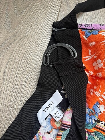Twist Twist Midi Boy Desenli Etek