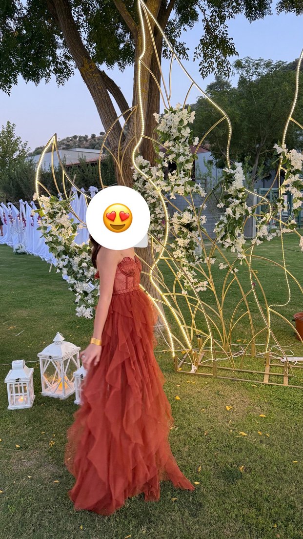 Alfabeta straplez abiye - Görsel 2