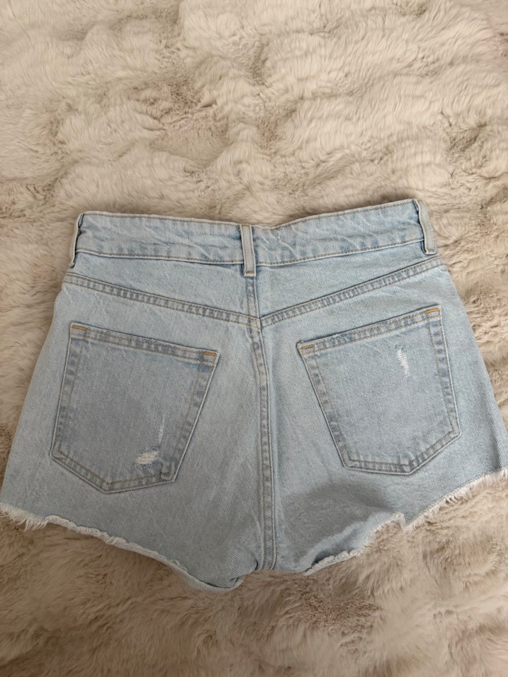 Kadın Denim Mini Şort - Rahat Kesim - Görsel 2