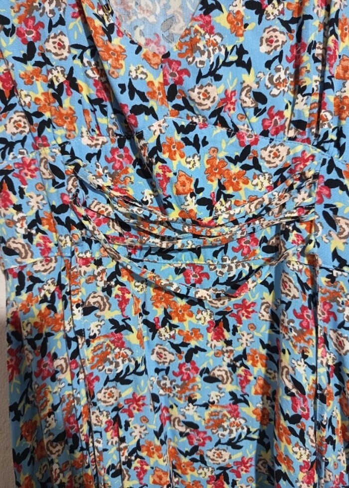 Yan fermuarlı baharlık elbise - Görsel 4