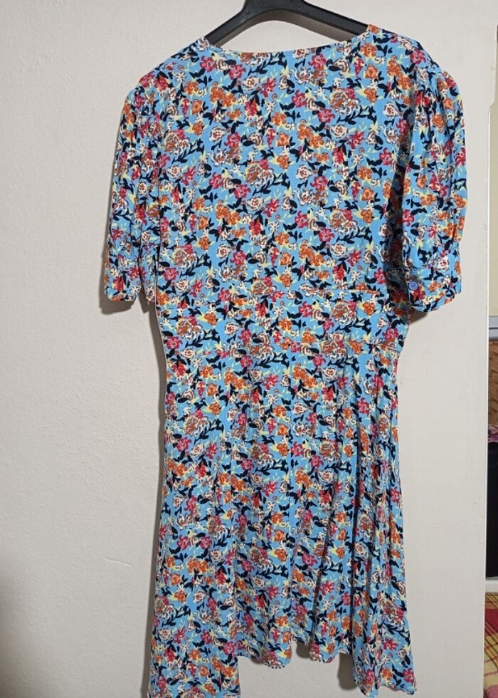 Yan fermuarlı baharlık elbise - Görsel 5