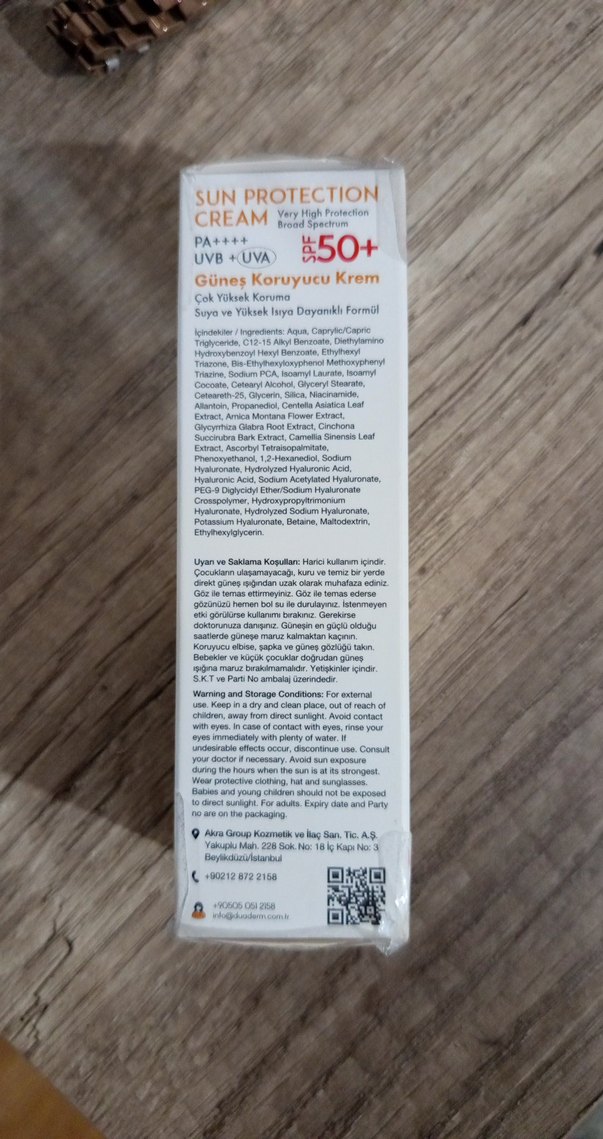 DUADERMW Güneş Koruyucu Krem SPF 50+ 50 ml - Görsel 2