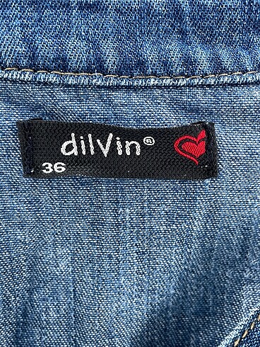 36 Beden mavi Renk Vintage Love Kısa Elbise %70 İndirimli.