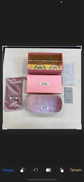 Miu miu güneş gözlüğü - Görsel 10