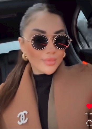 Chanel taşlı gözlük - Görsel 2