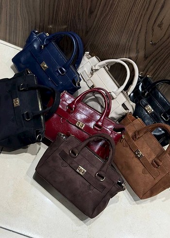 Bordo deri çanta - Görsel 4