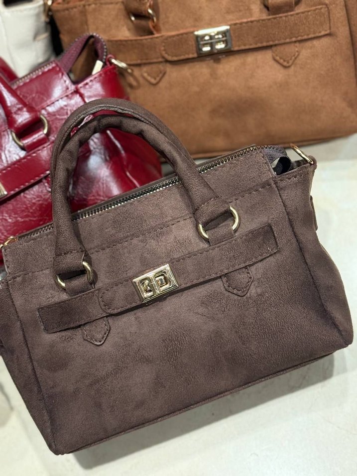 Süet çanta - Görsel 2