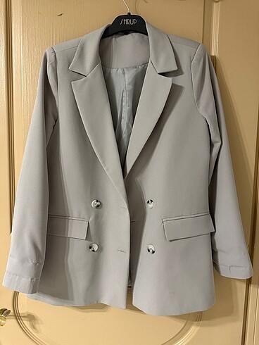 Gri Blazer Ceket