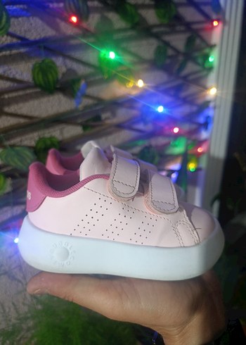 Adidas Kız Çocuk Pembe Cırt Cırtlı Spor Ayakkabı