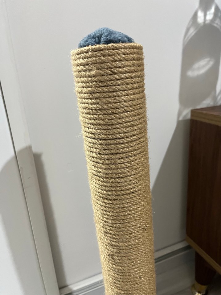 Bej ve Gri Kedi Tırmalama Direği - Görsel 2