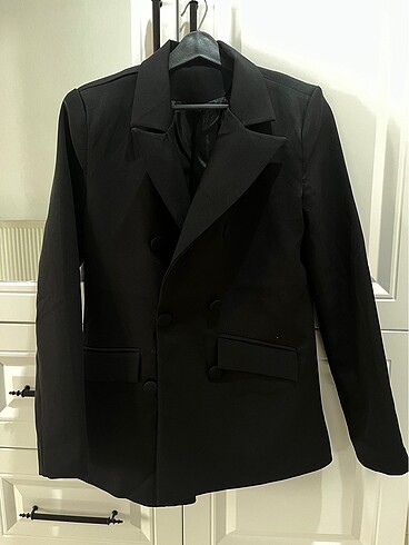 Siyah blazer ceket