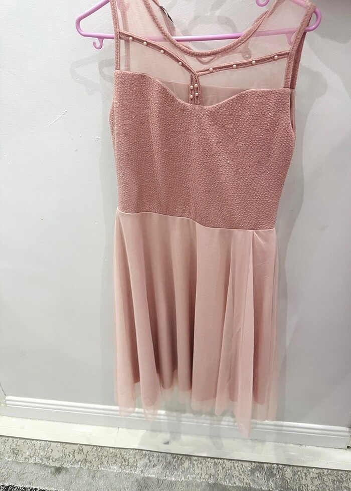 PUDRA 13-14 YAŞ UZUN ELBİSE - Görsel 2