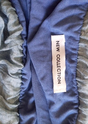 Gri Çiçek Desenli Bol  Mini Şort - Görsel 6