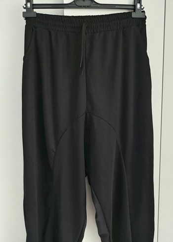Siyah Rahat Kesim erkek eşofman altı - Görsel 2