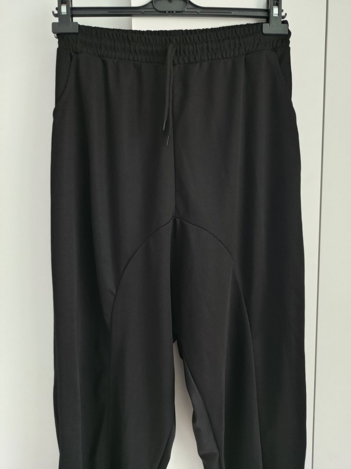 Siyah Rahat Kesim erkek eşofman altı - Görsel 2