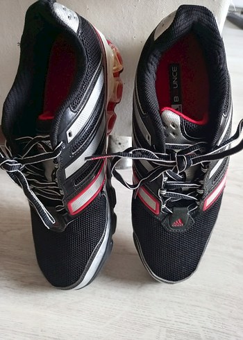 Erkek  Siyah Kırmızı Bağcıklı Spor Ayakkabı - Görsel 6