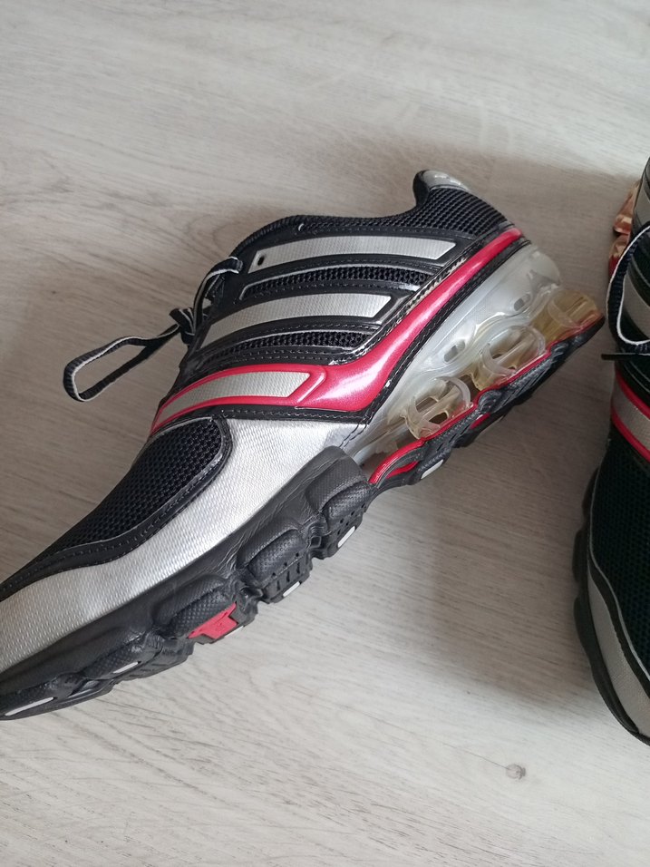 Erkek  Siyah Kırmızı Bağcıklı Spor Ayakkabı - Görsel 2