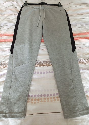 Gri Erkek Spor Rahat Kesim Eşofman Altı - Görsel 5