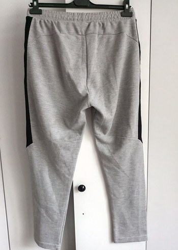 Gri Erkek Spor Rahat Kesim Eşofman Altı - Görsel 4