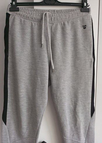 Gri Erkek Spor Rahat Kesim Eşofman Altı - Görsel 2