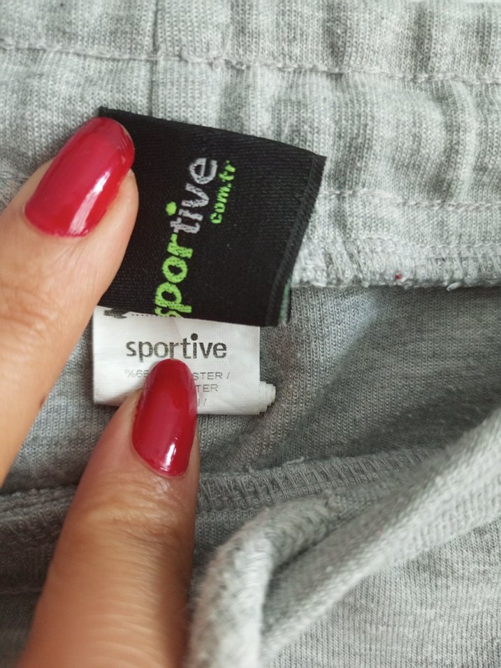 Gri Erkek Spor Rahat Kesim Eşofman Altı - Görsel 3