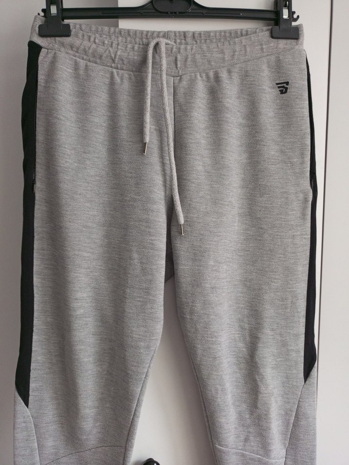 Gri Erkek Spor Rahat Kesim Eşofman Altı - Görsel 2