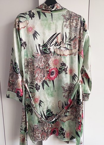 Uzun, Baskılı, Salaş Kadın sabahlık - Görsel 4