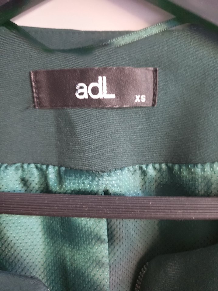 Fermuarlı Koyu Yeşil Kadın Blazer Ceket - Görsel 3