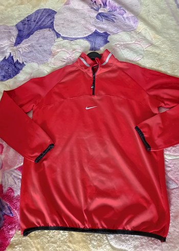 Kırmızı Yarım Fermuarlı Erkek Polar Sweatshirt - Görsel 6