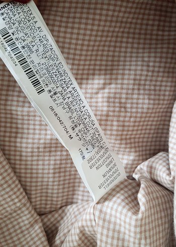 Bej Düğmeli Kadın Midi Ceket - Görsel 6