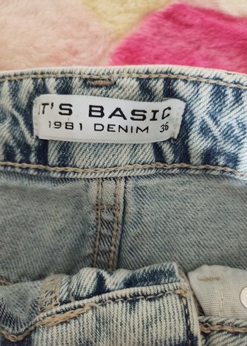 Yırtık Detaylı Midi Denim Etek - Görsel 7