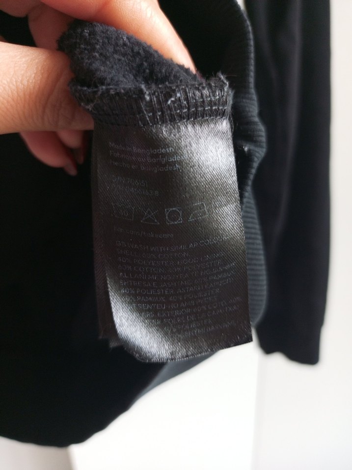 Siyah Kapüşonlu Rahat Kadın Sweatshirt - Görsel 3