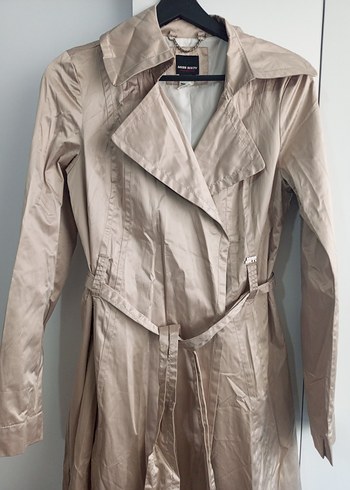 Bej Midi Kuşaklı Kadın Trençkot - Görsel 2