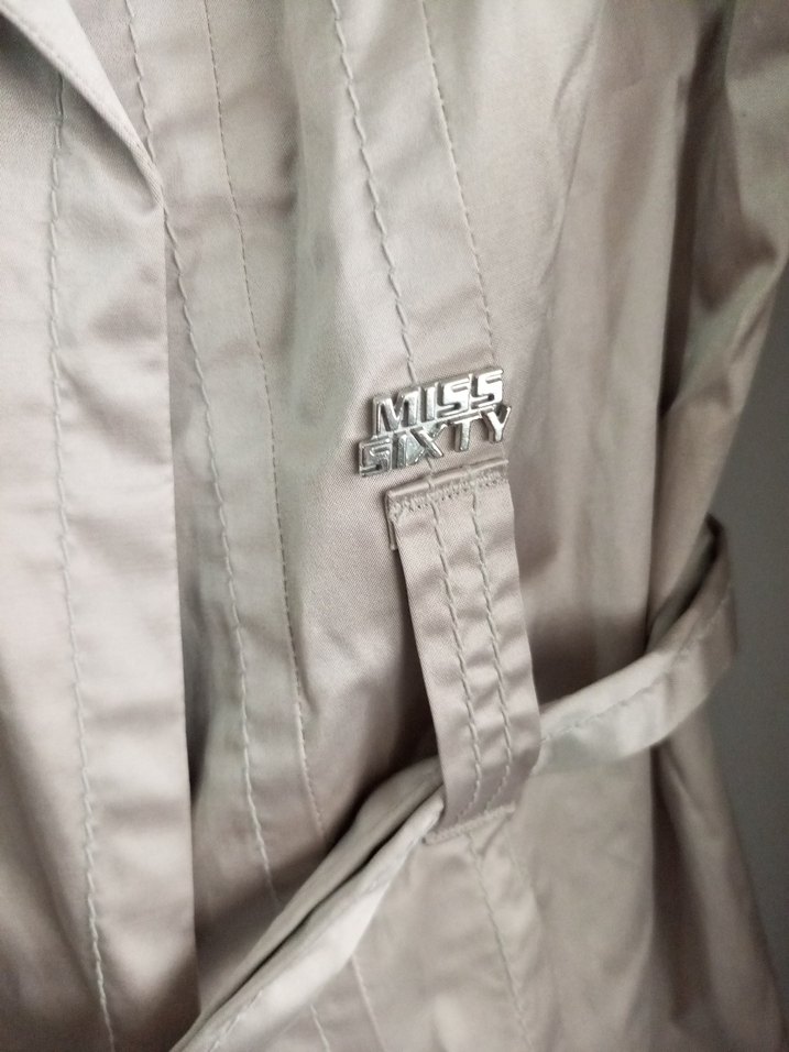 Bej Midi Kuşaklı Kadın Trençkot - Görsel 4